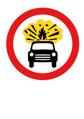 Download free red round flame transport explosion car icon